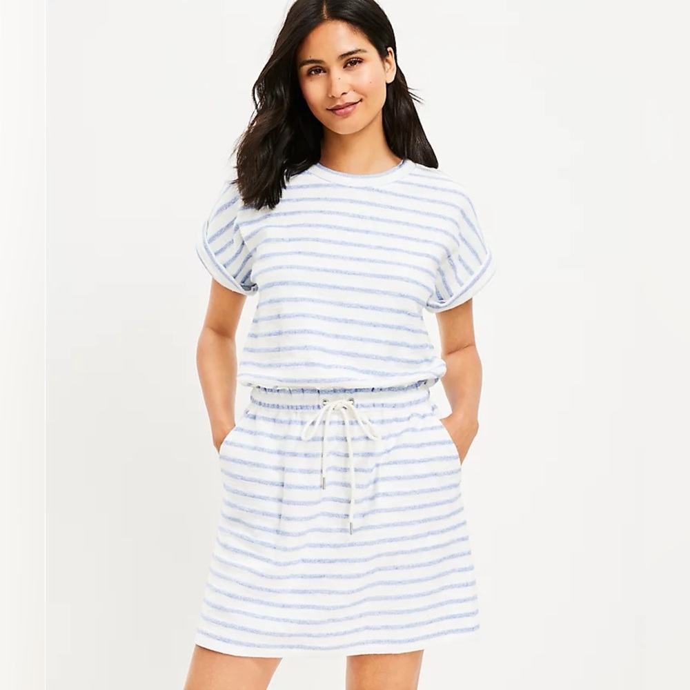Lou & Grey | Cozy Cotton Terry Dress | LOFT Purchased | *NEW* w/ Tag | Size M